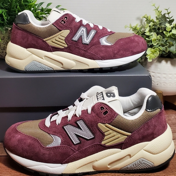New Balance 580 Unisex MT580ECA Washed Burgundy - Picture 4 of 11